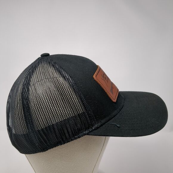 Yee Yee Snapback Trucker Hat Black One Size Adjustable Mesh Back 6 Panel - Picture 4 of 9